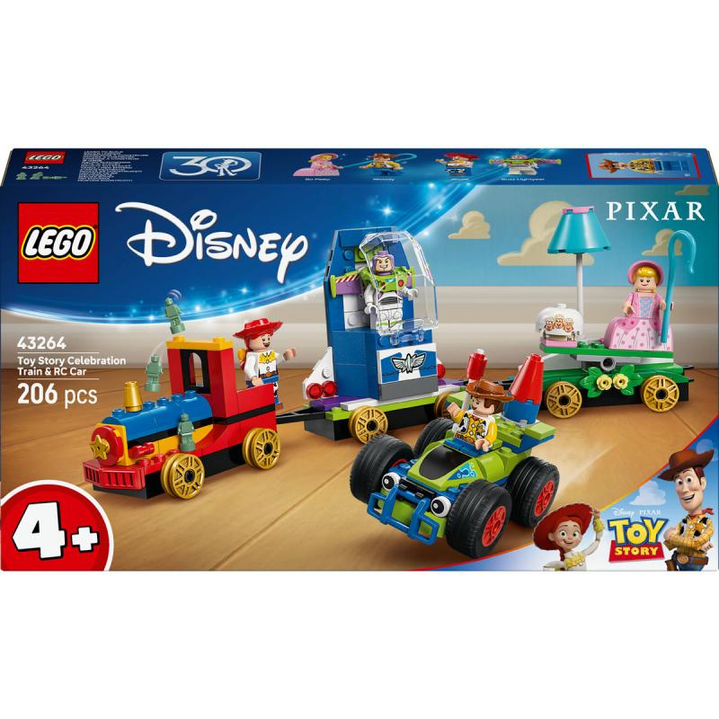 LEGO® Disney - Toy Story ünnepi vonat és RC versenyautó (43264)