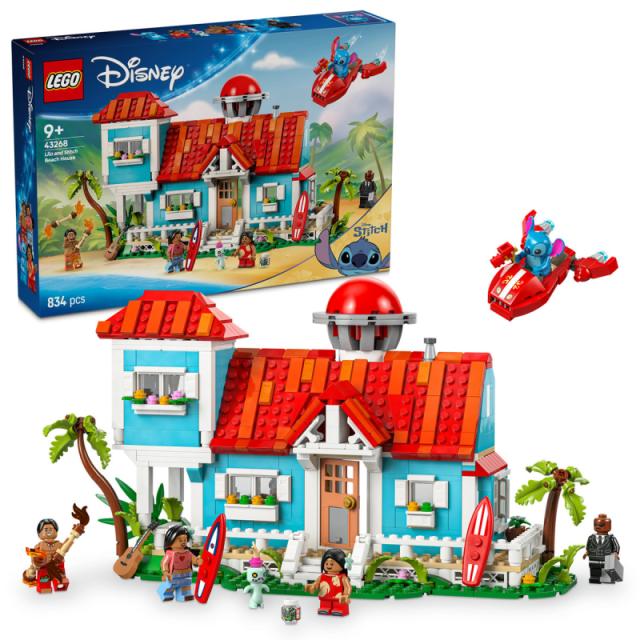LEGO® Disney - Lilo és Stitch tengerparti háza (43268)