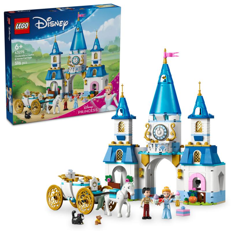 LEGO® Disney - Hamupipőke kastélya és hintója (43275)