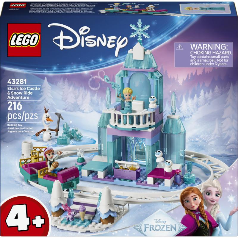LEGO® Disney - Elsa jégkastélya és szánkós kalandjai (43281)