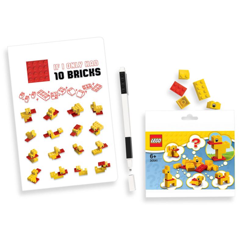 LEGO® EUROMIC - Creator - Kacsa jegyzetfüzet zselés tollal és kockákkal (52283)