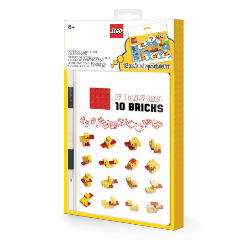 LEGO® EUROMIC - Creator - Kacsa jegyzetfüzet zselés tollal és kockákkal (52283)