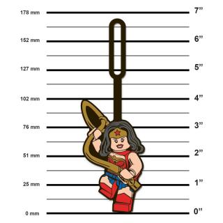 LEGO® EUROMIC - Super Heroes - puha szilikon, Wonder Women bőröndcímke (52505)