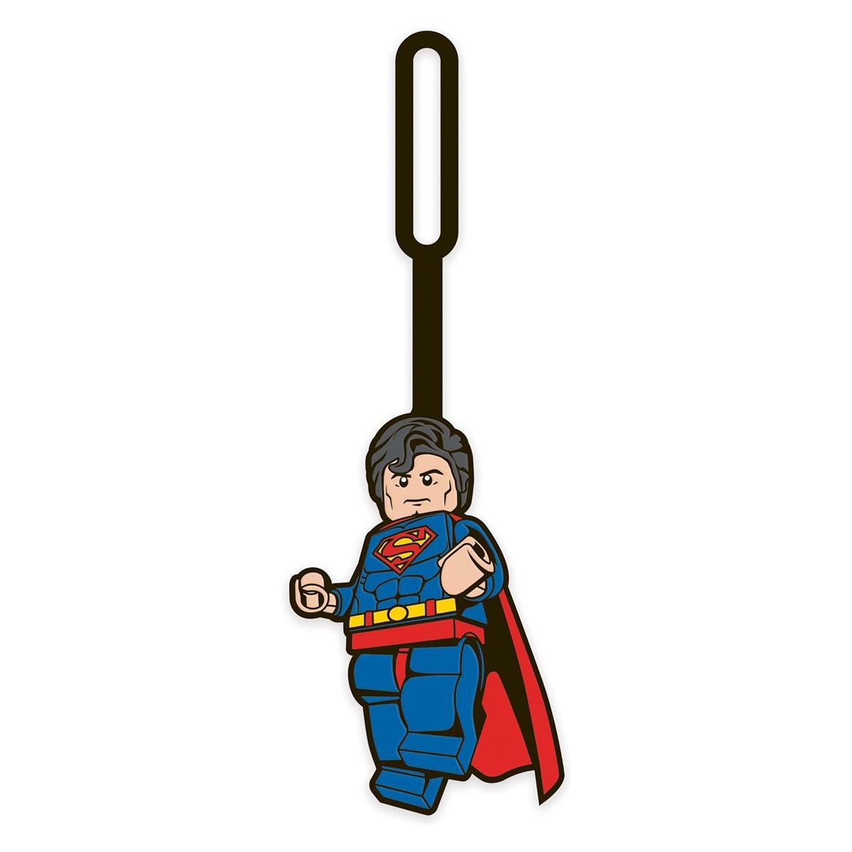 LEGO® EUROMIC - Super Heroes - puha szilikon, Superman bőröndcímke (52506)