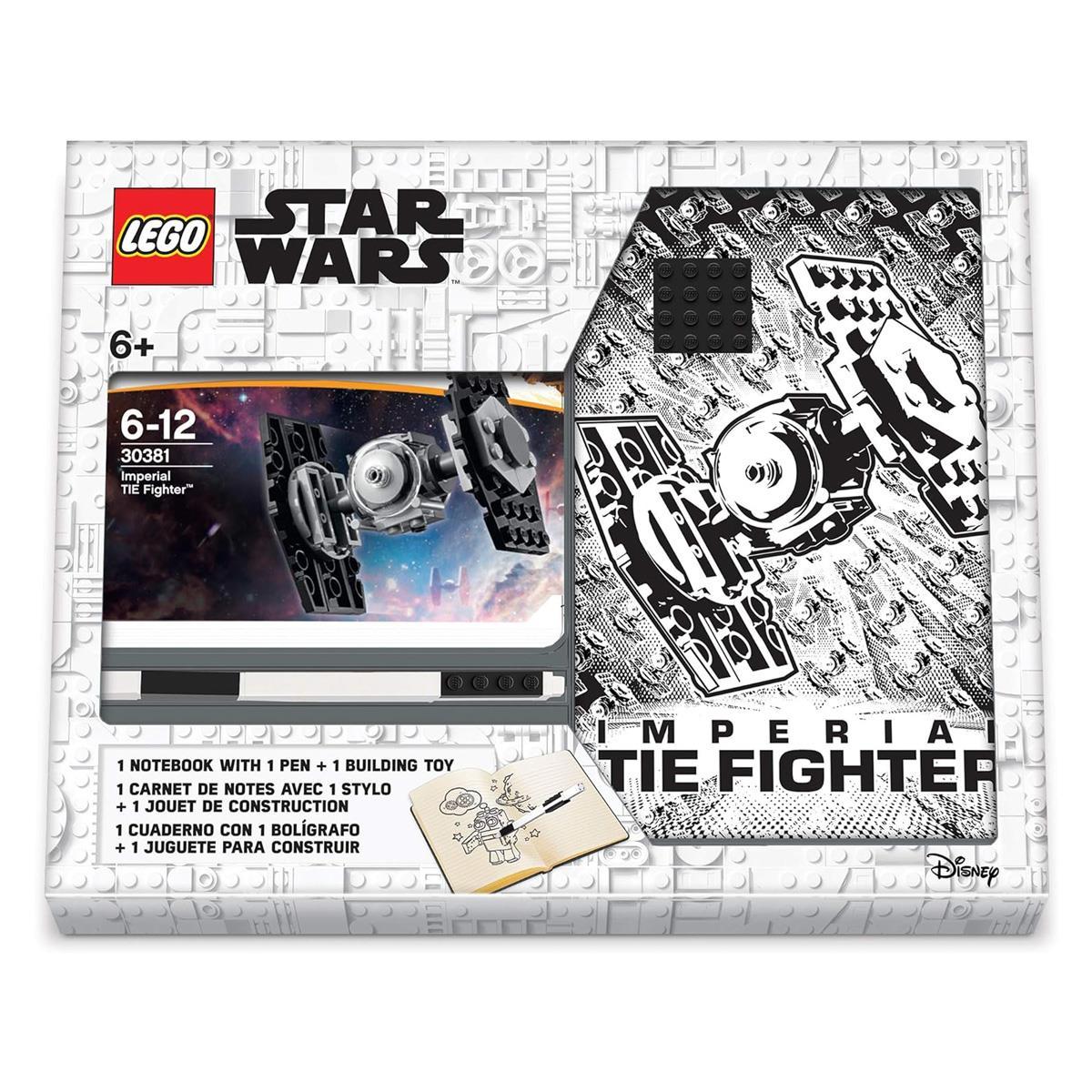 LEGO® EUROMIC - Star Wars Tie Fighter - naplóval,építőjátékkal,tollal (52510)