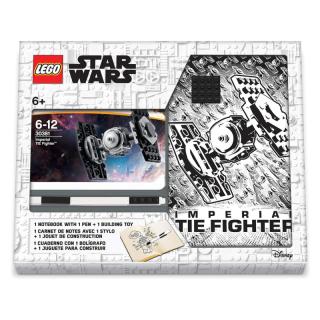 LEGO® EUROMIC - Star Wars Tie Fighter - naplóval,építőjátékkal,tollal (52510)