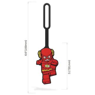 LEGO® EUROMIC - Super Heroes - puha szilikon, Flash bőröndcímke (52585)