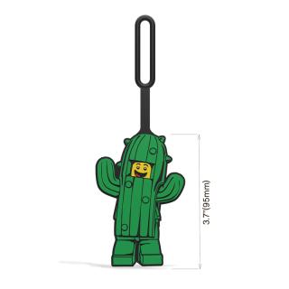 LEGO® EUROMIC - Iconic puha szilikon, Kaktusz fiú hátizsák címke (52851)