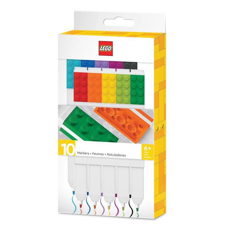 LEGO® EUROMIC - Írószer jelölő és színező 10 db csomag (53101) 