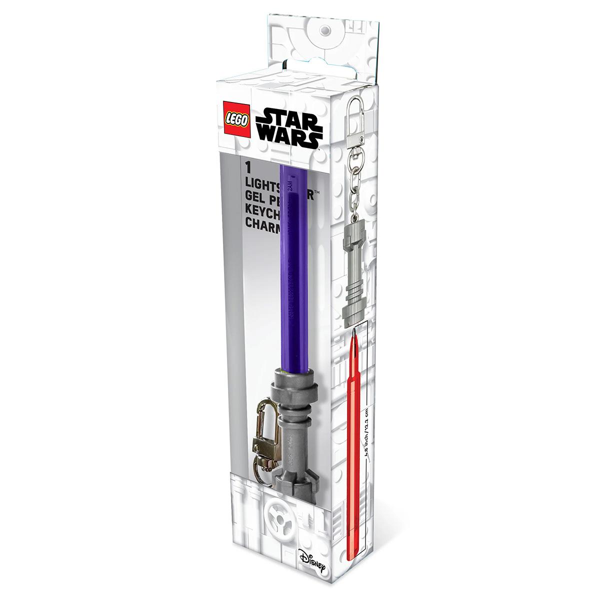 LEGO® EUROMIC - Star Wars zselés toll kulcstartó karikával - lila (53516)