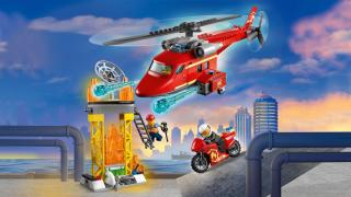 LEGO® City - Tűzoltó mentőhelikopter (60281)