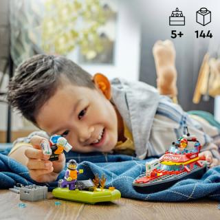 LEGO® City - Tűzoltóhajó (60373)