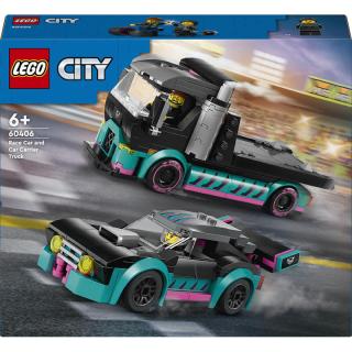 LEGO® City - Versenyautó és autószállító teherautó (60406) 
