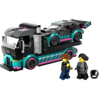 LEGO® City - Versenyautó és autószállító teherautó (60406) 