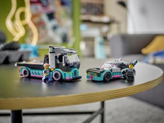 LEGO® City - Versenyautó és autószállító teherautó (60406) 