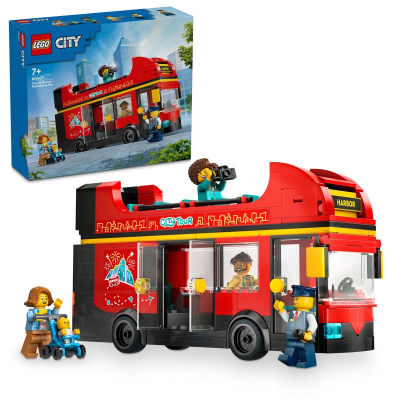 LEGO® City - Piros emeletes turistabusz (60407) 