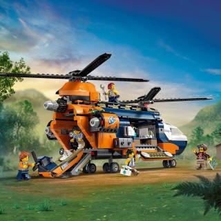 LEGO® City - Dzsungelkutató helikopter a bázison (60437)  