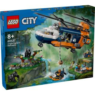 LEGO® City - Dzsungelkutató helikopter a bázison (60437)  