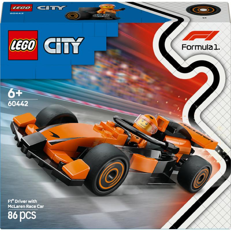 LEGO® City - F1®-es pilóta McLaren versenyautóval (60442)