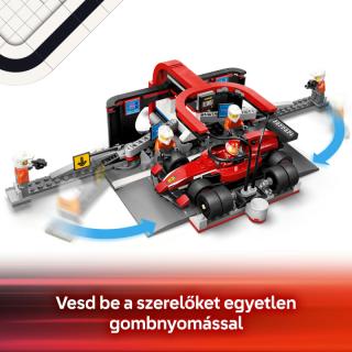 LEGO® City - F1®-es boxutca és személyzet, Ferrari autóval (60443)
