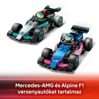 LEGO® City - F1®-es garázs, Mercedes-AMG és Alpine autók (60444)