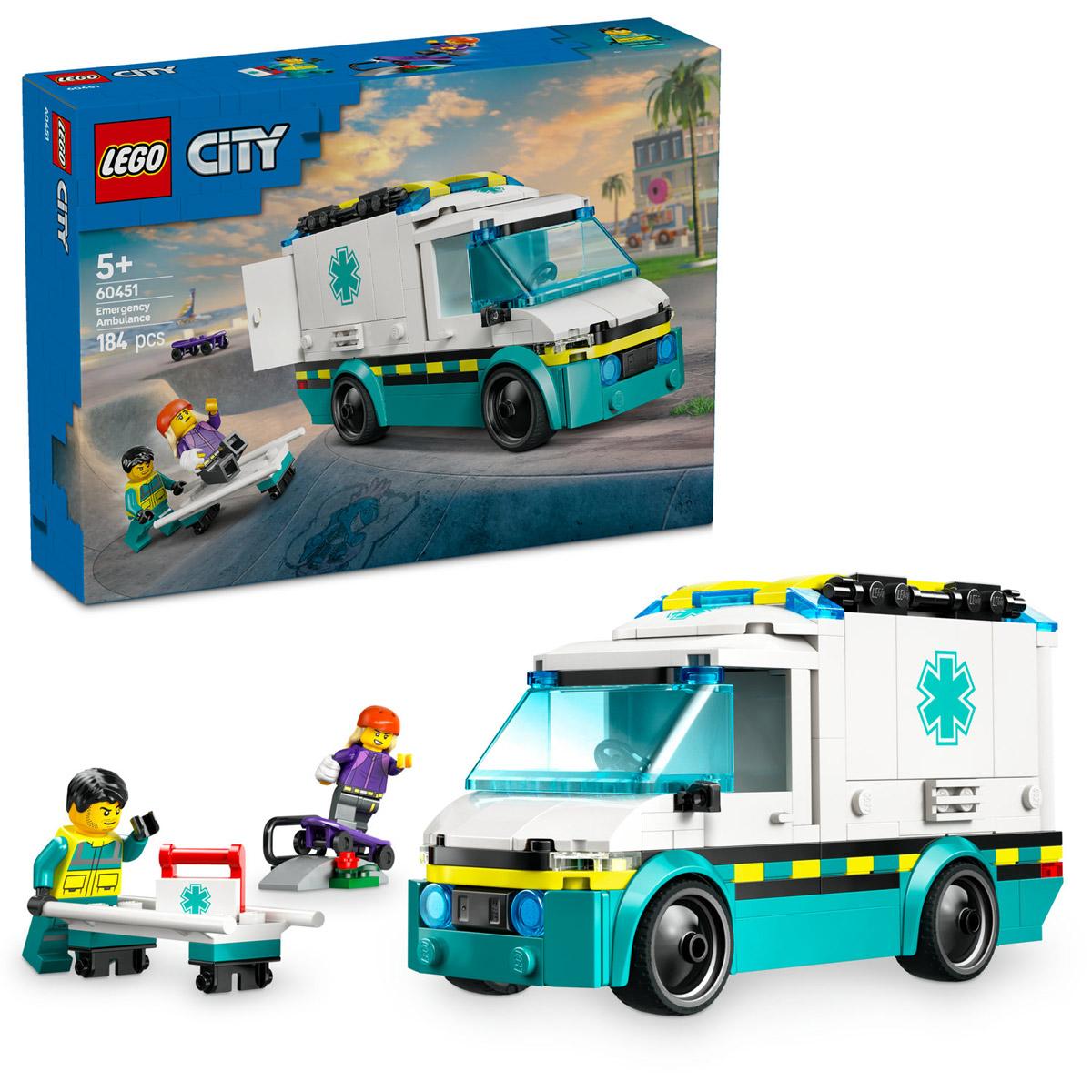 LEGO® City - Sürgősségi mentőautó (60451)