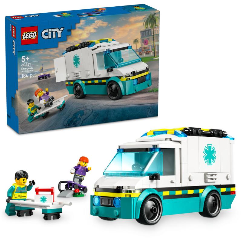 LEGO® City - Sürgősségi mentőautó (60451)