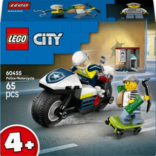 LEGO® City - Üldözés rendőrségi motorkerékpárral (60455)