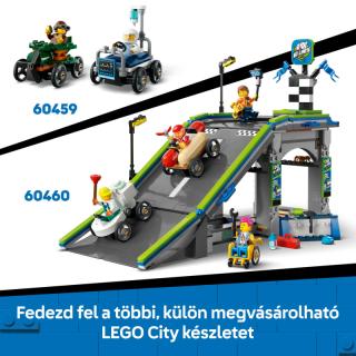 LEGO® City - Pizzásautó vs. tűzoltóautó, versenyautós csomag (60458)