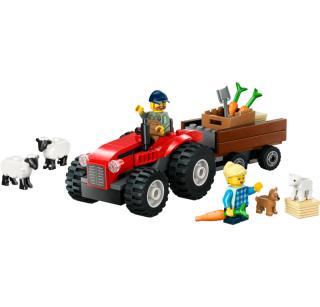 LEGO® City - Piros traktor, utánfutó és juhok (60461)
