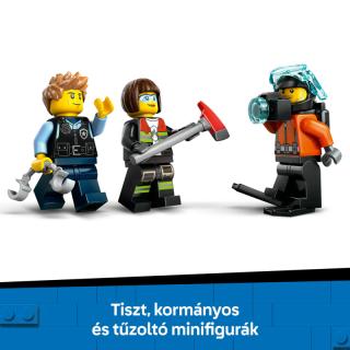 LEGO® City - Helikopter, tűzoltóautó és tengeralattjáró egy csomagban (60462)