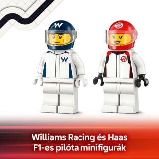 LEGO® City - F1®-es Williams Racing és Haas F1® versenyautók (60464)
