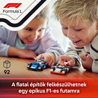 LEGO® City - F1®-es Williams Racing és Haas F1® versenyautók (60464)