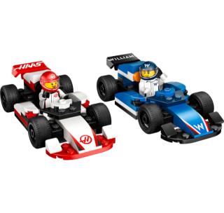 LEGO® City - F1®-es Williams Racing és Haas F1® versenyautók (60464)