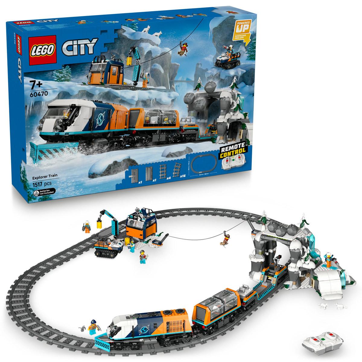 LEGO® City - Felfedezők sarkvidéki expresszvonata (60470)