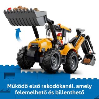 LEGO® City - Sárga árokásó-rakodó (60480)