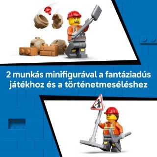 LEGO® City - Sárga árokásó-rakodó (60480)