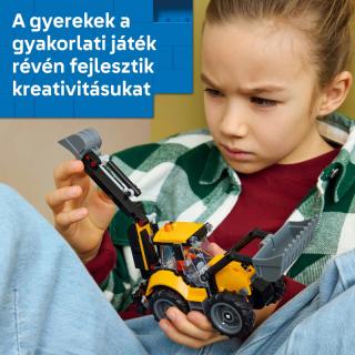 LEGO® City - Sárga árokásó-rakodó (60480)