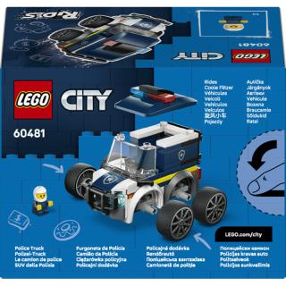 LEGO® City - Járgányok – Rendőrségi teherautó (60481)