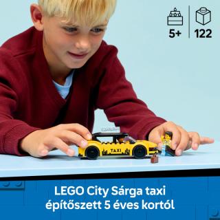 LEGO® City - Járgányok – Sárga taxi (60487)