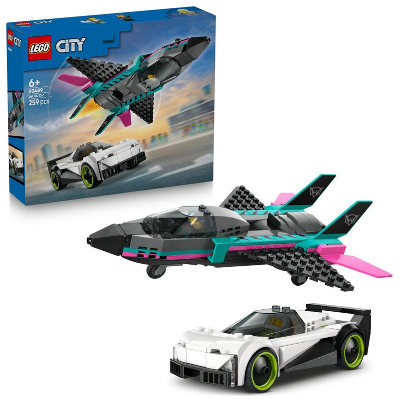 LEGO® City - Repülő vs. autó (60489)
