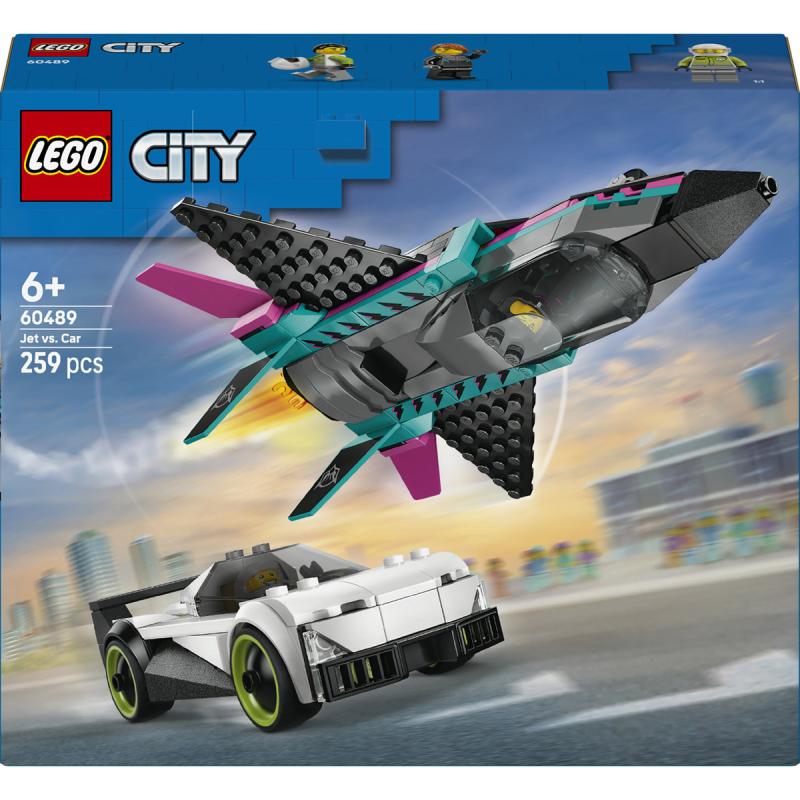LEGO® City - Repülő vs. autó (60489)