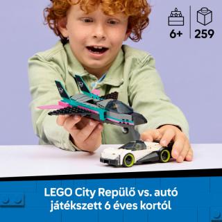 LEGO® City - Repülő vs. autó (60489)