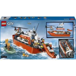 LEGO® City - Parti őrség mentőcsónak és helikopter (60504)