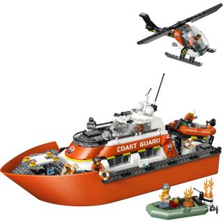 LEGO® City - Parti őrség mentőcsónak és helikopter (60504)