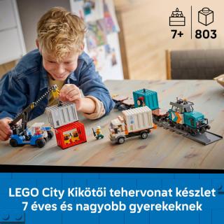 LEGO® City - Kikötői tehervonat daruval és teherautóval (60509)