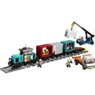 LEGO® City - Kikötői tehervonat daruval és teherautóval (60509)