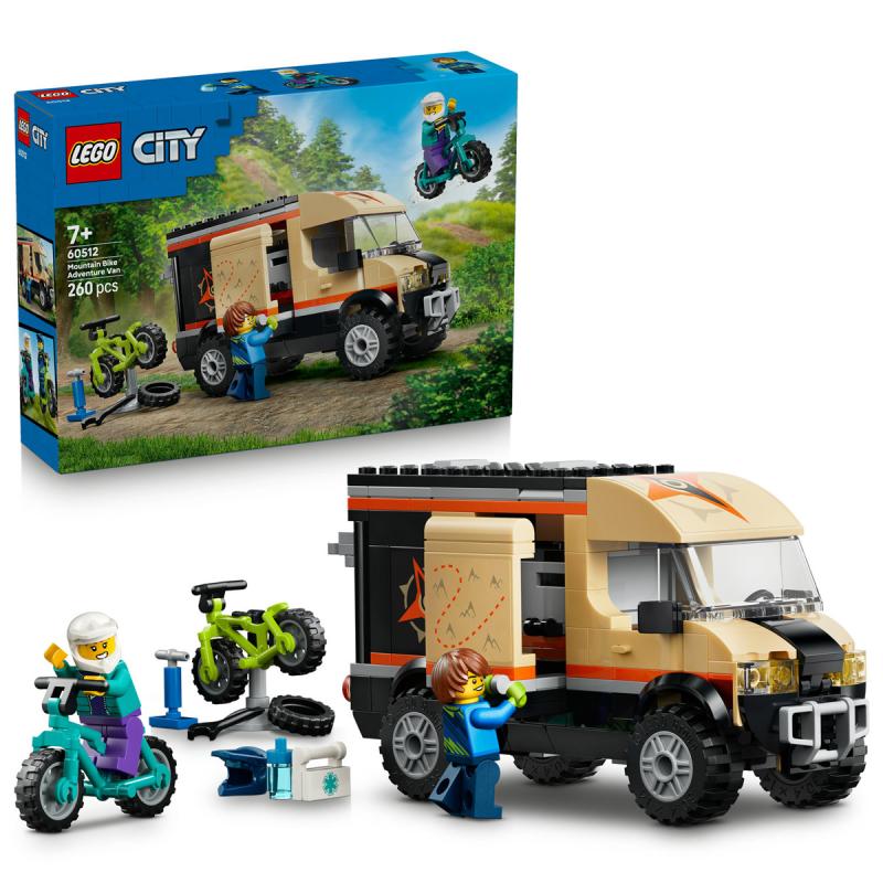 LEGO® City - Kerékpárszállító lakóautó (60512)