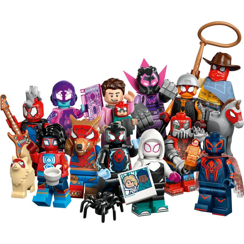 LEGO® Minifigurák Pókember: A pókverzumon át - teljes sor (71050T)