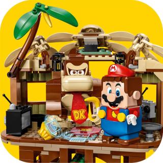 LEGO® Super Mario - Donkey Kong lombháza kiegészítő szett (71424)